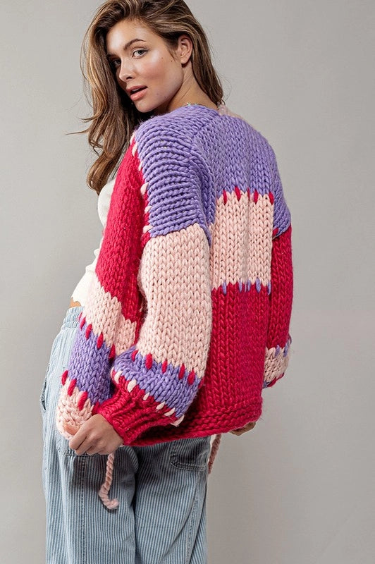 Outward Colorblock Cardi