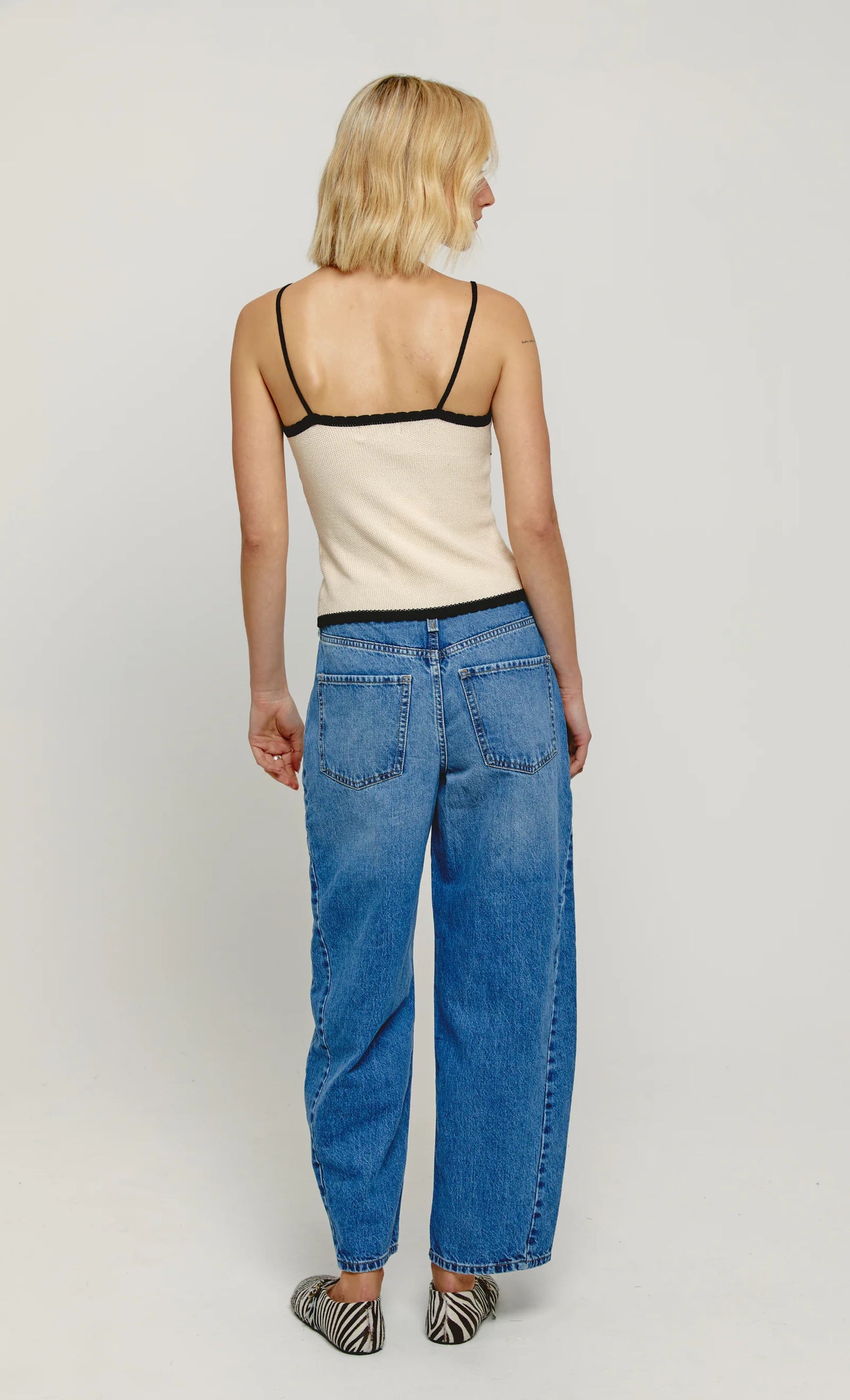Scalloped Edge Knit Top