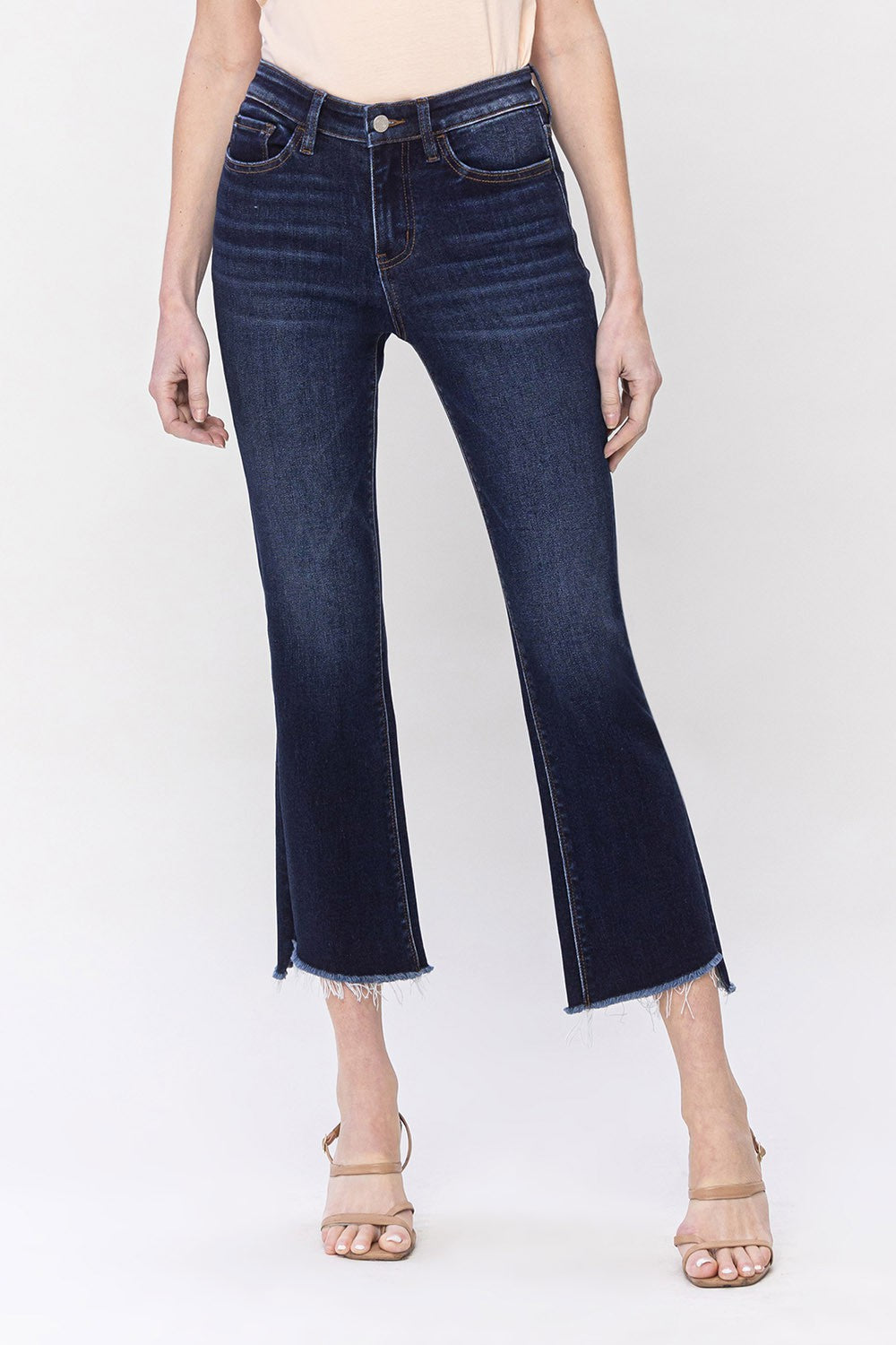High Rise Split Hem Flare
