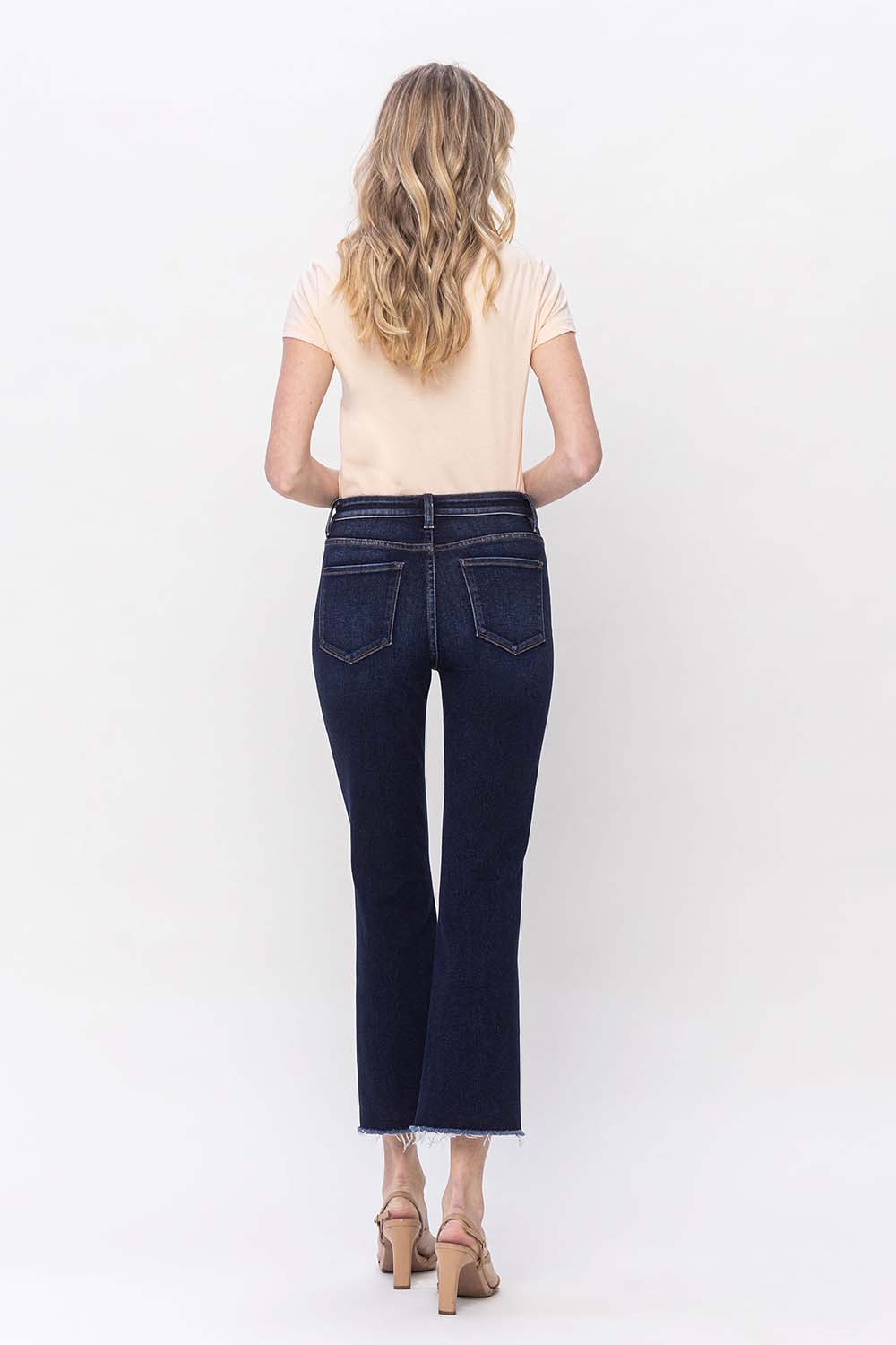 High Rise Split Hem Flare