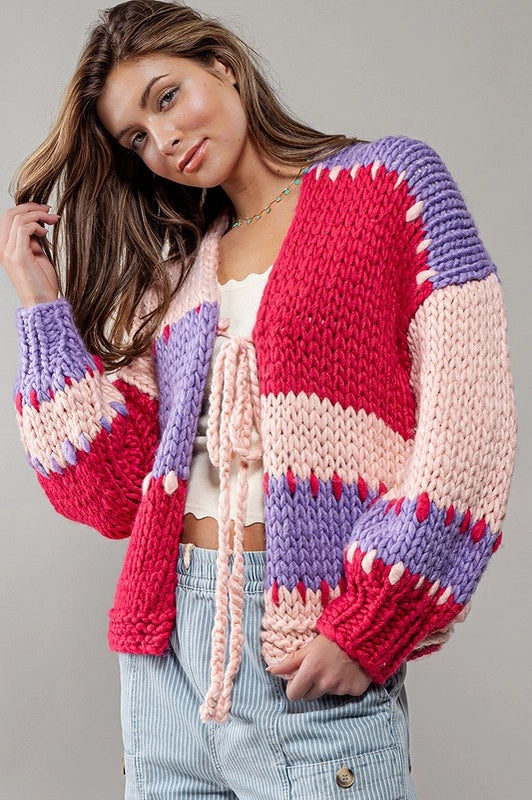 Outward Colorblock Cardi