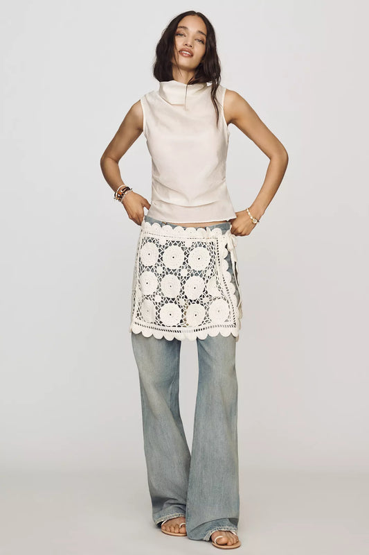 Mildred Cotton Crochet Skirt
