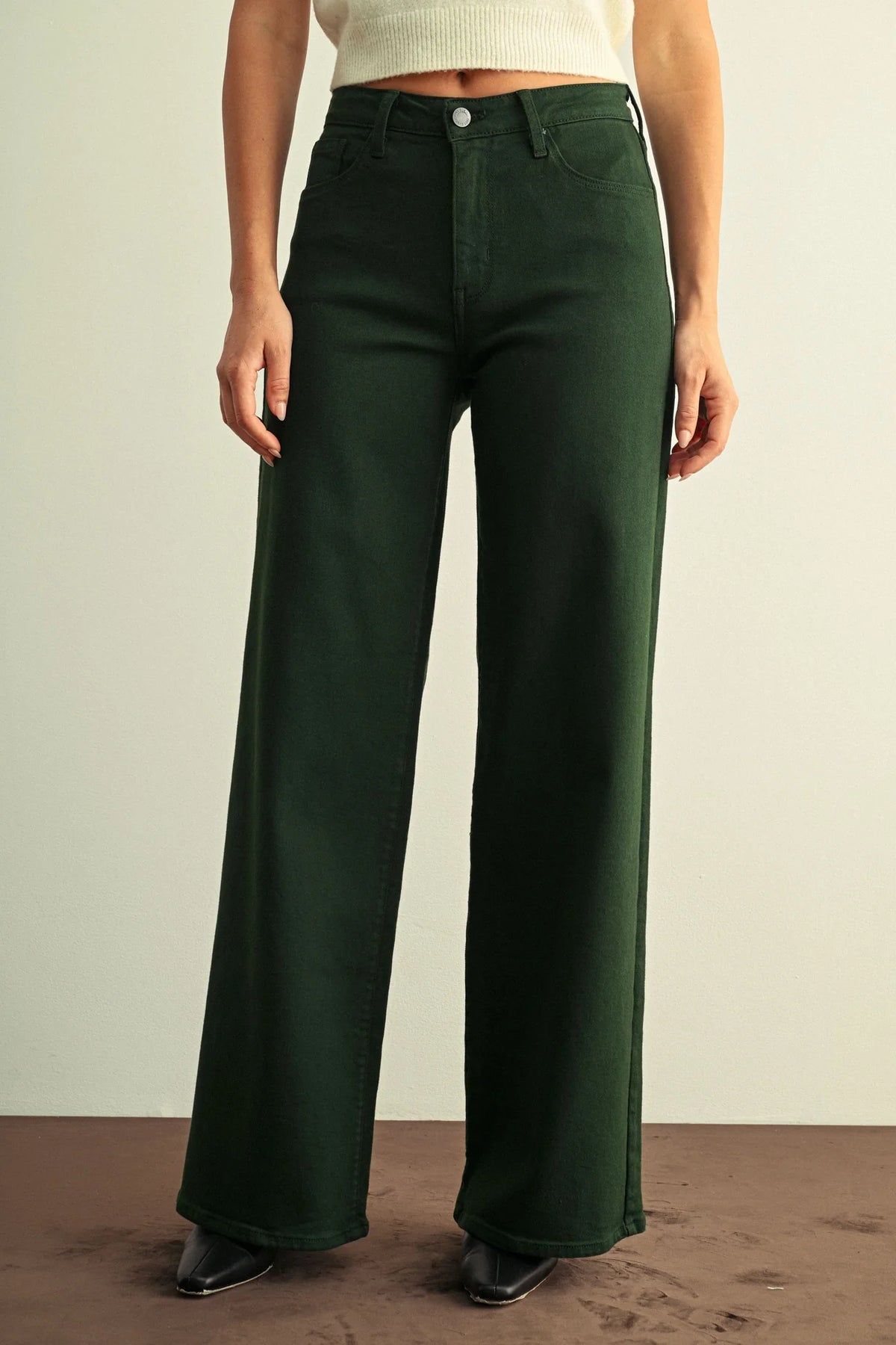 The Stretchy Wide Leg Jean