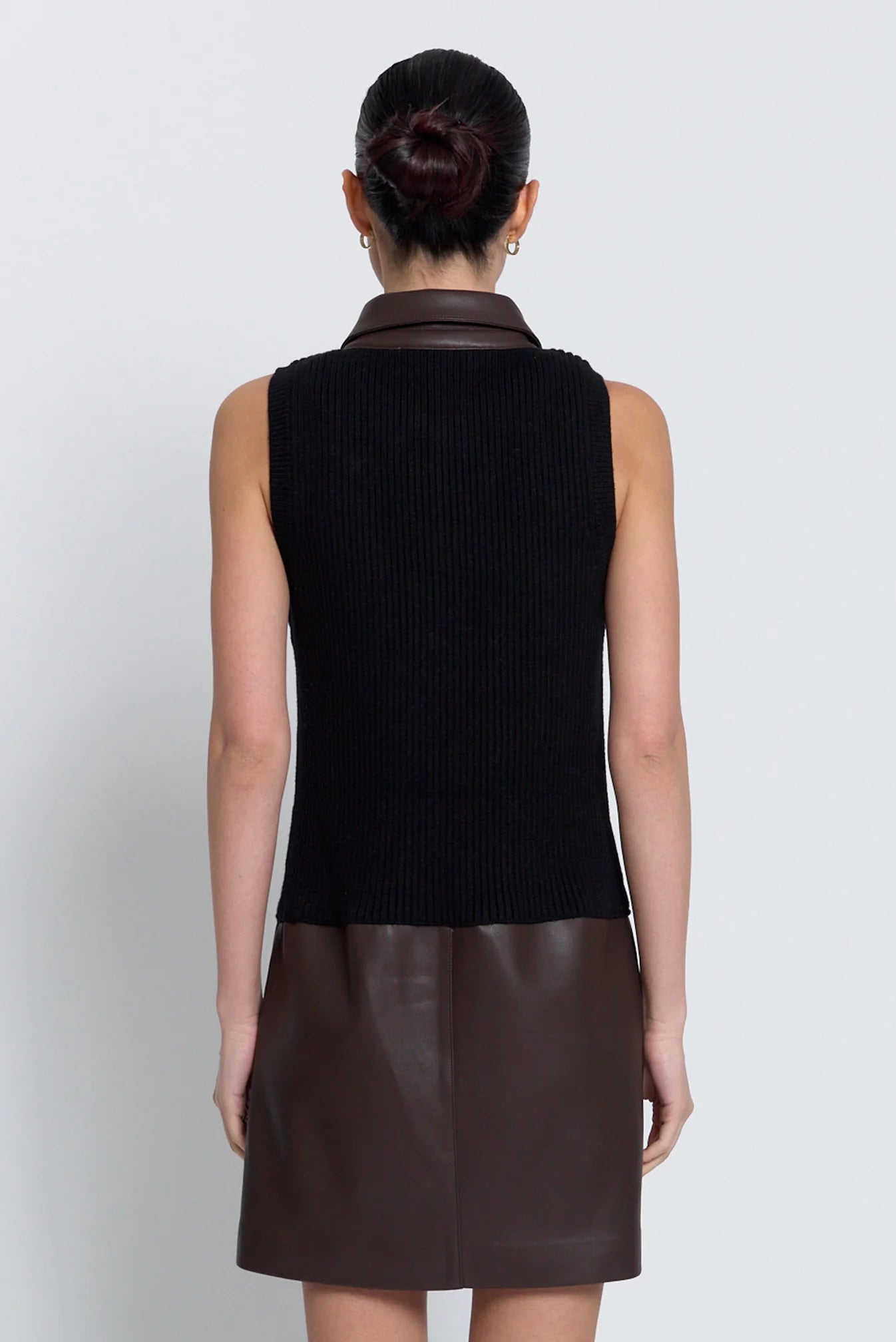Avery Vegan Combo Sweater Dress