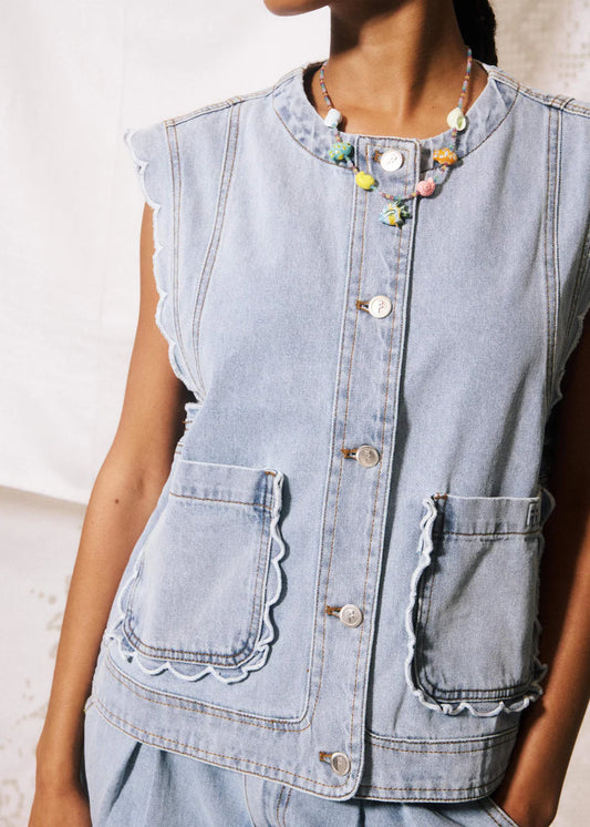 LILLO Denim Blue Vest