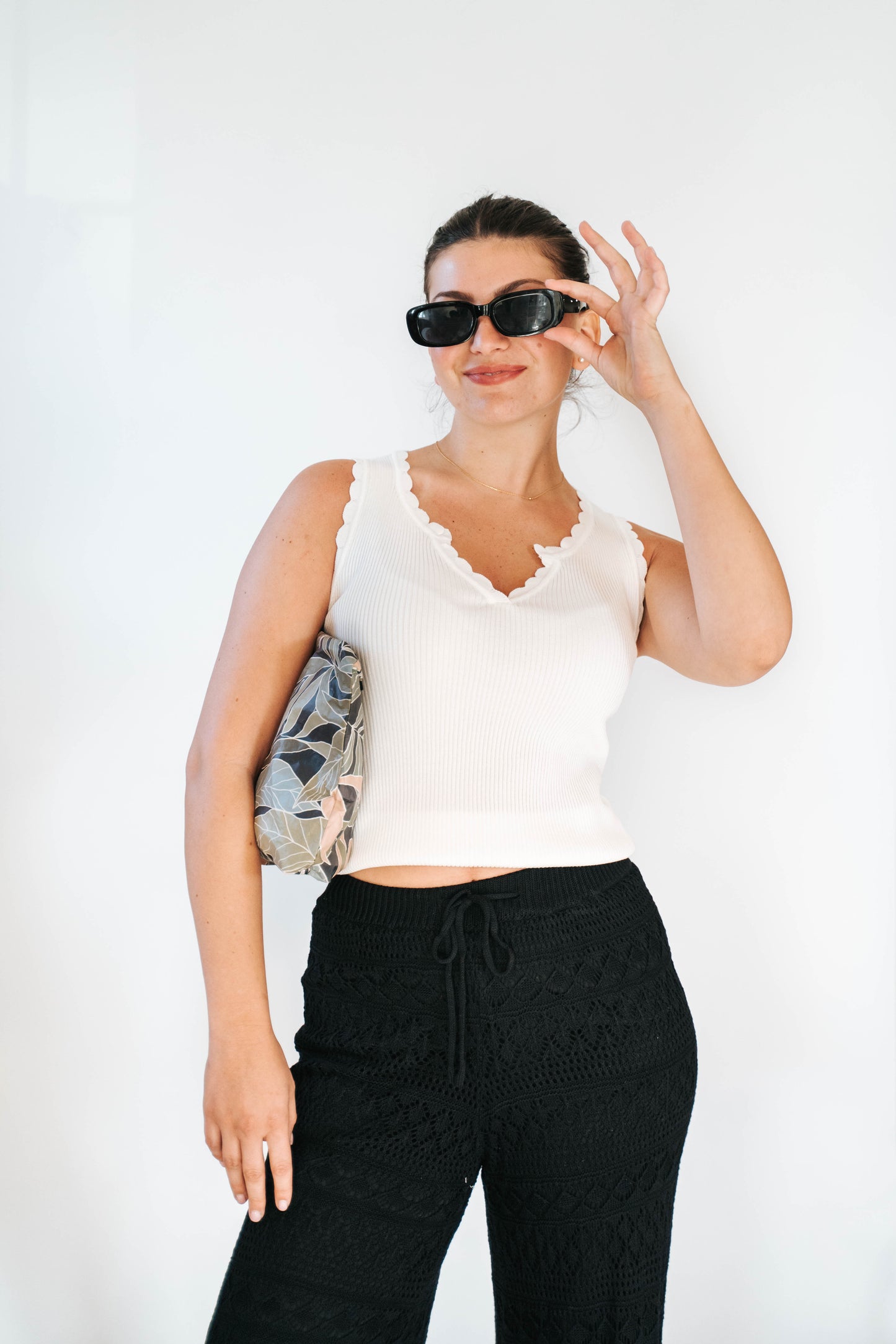 Scallop Knit Tank