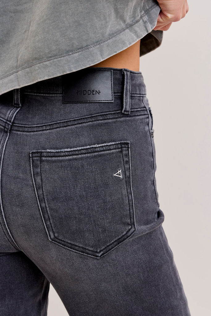 Ella Charcoal Wide Straight