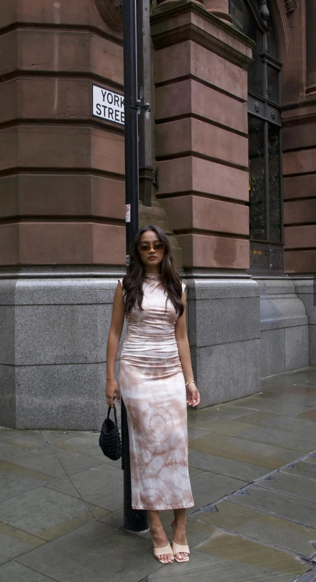 Sepia Tie Dye Dress