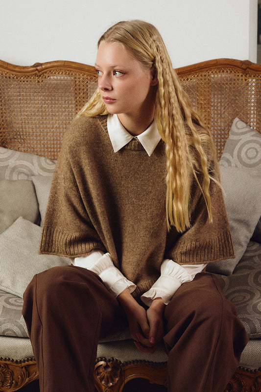Ana Camel Knit Sweater