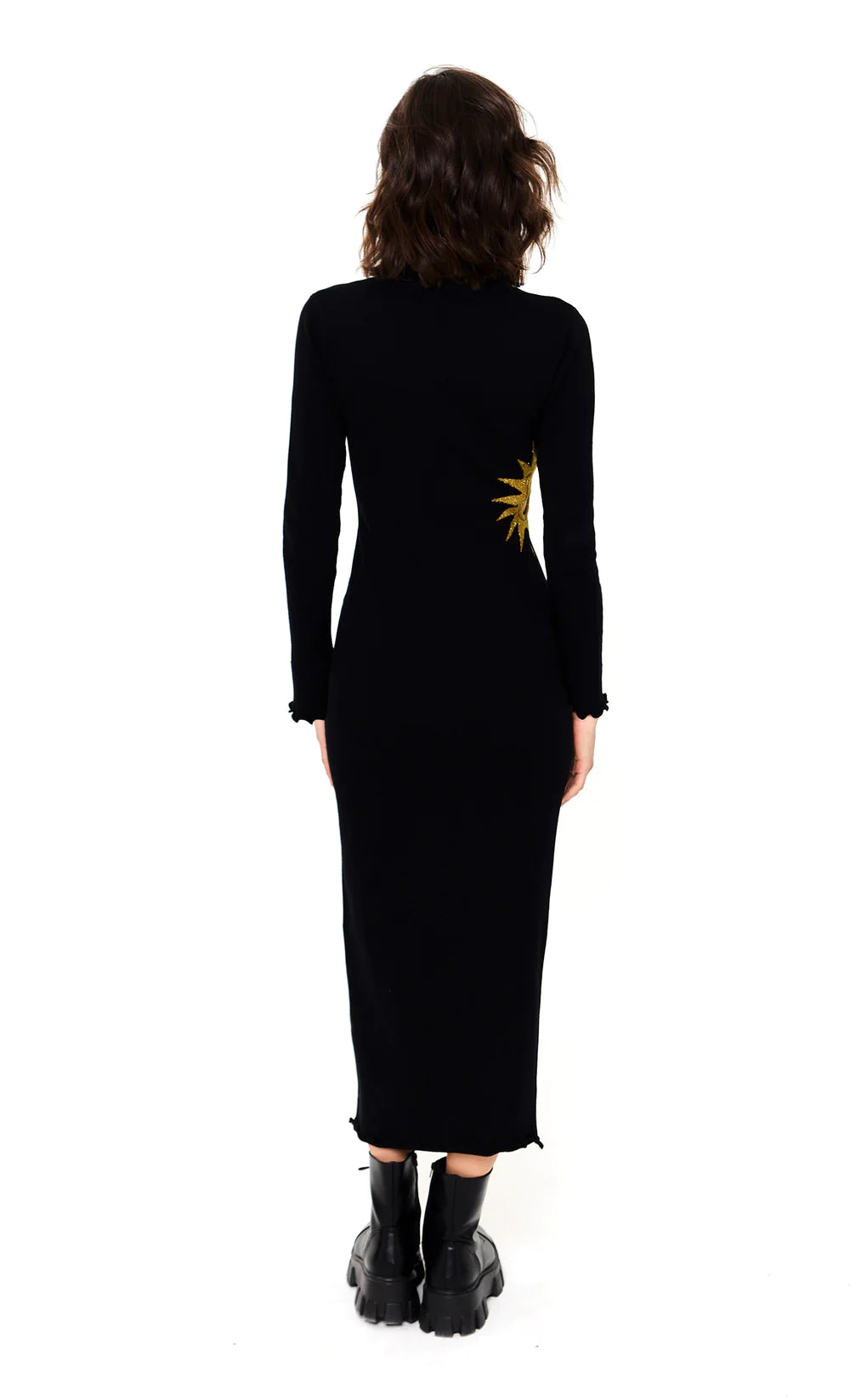 Lurex Sun Cutout Maxi Dress