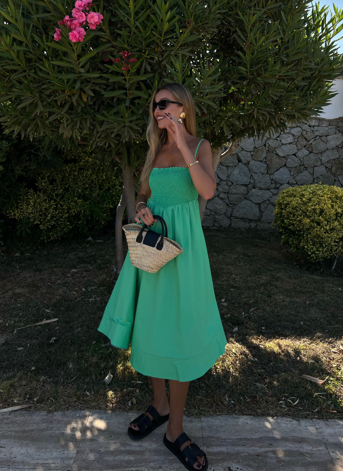 Gracie Smocked Midi
