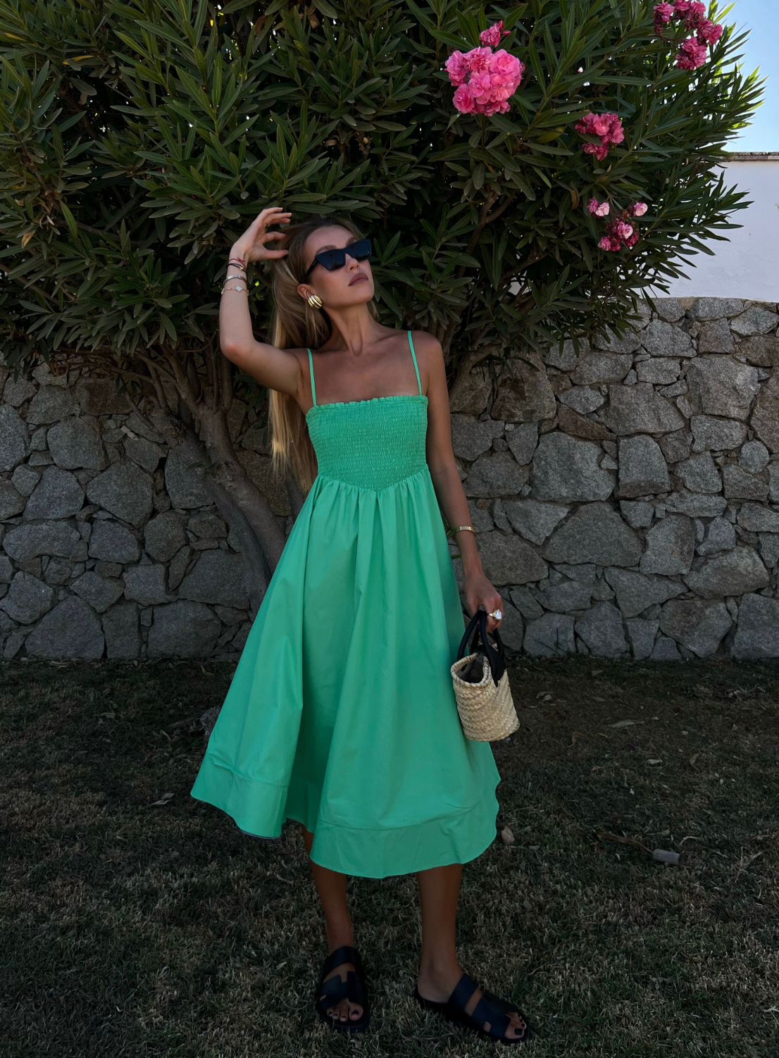 Gracie Smocked Midi
