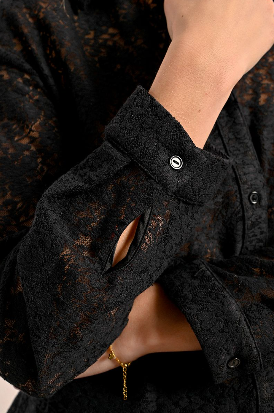 Lacey Button Up