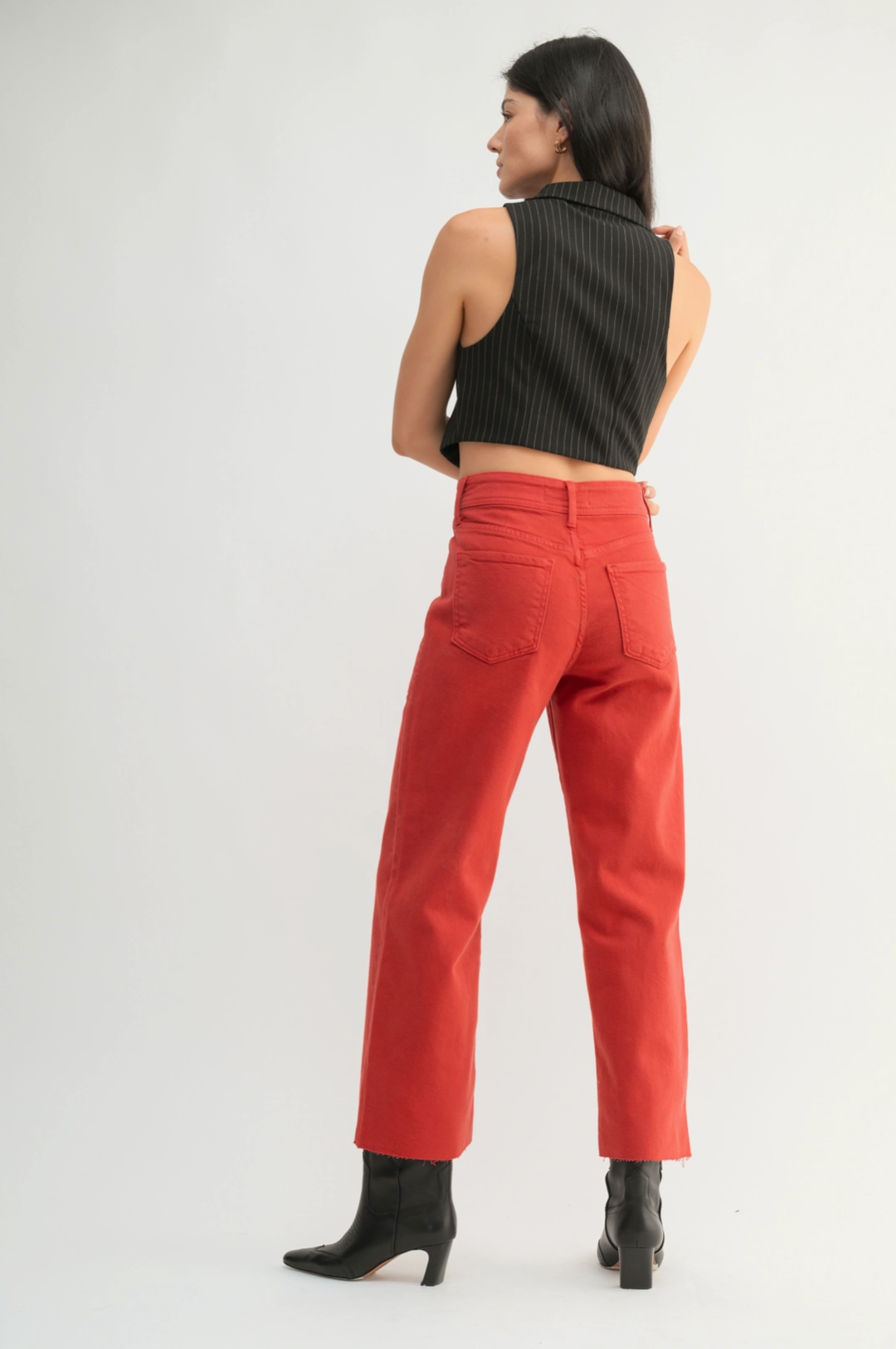 Cranberry Utility Jeans