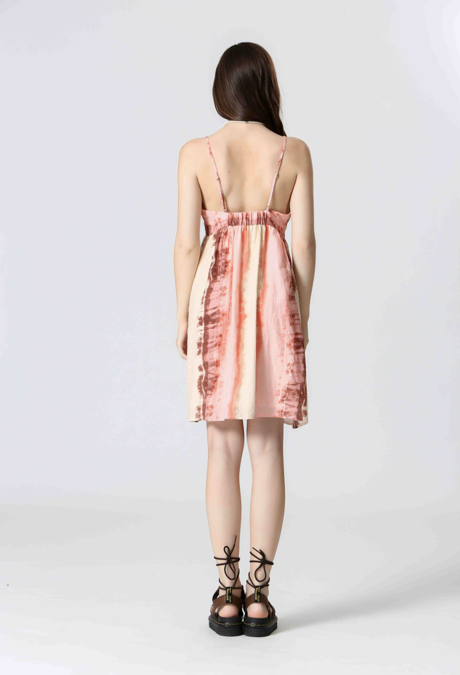 Tie Dye Pink Mini Dress