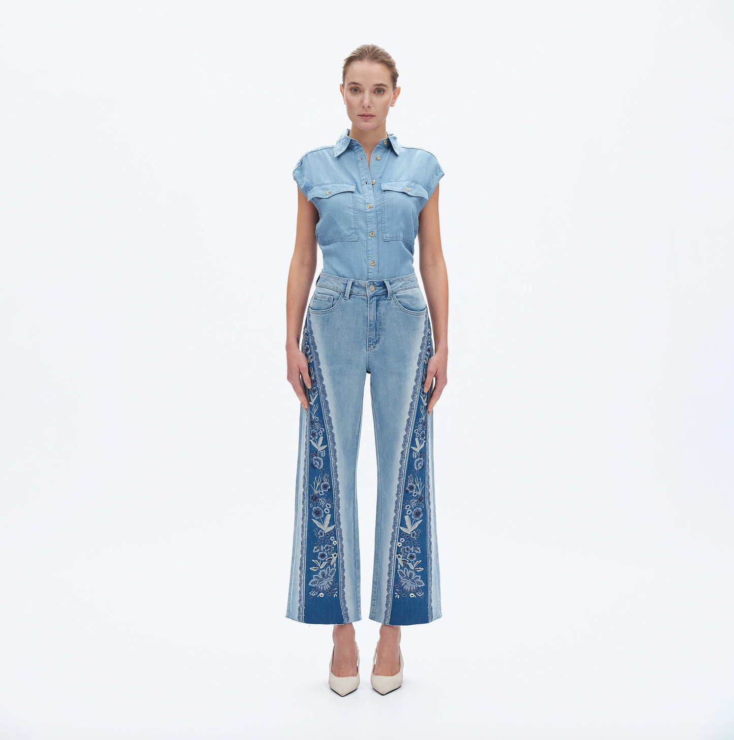 Pinewoods Wide Leg Jeans
