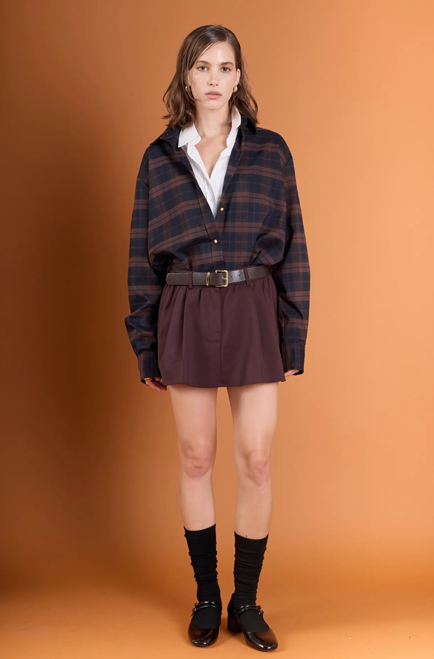 Sasha Check Shacket
