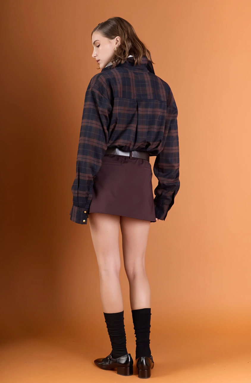 Sasha Check Shacket