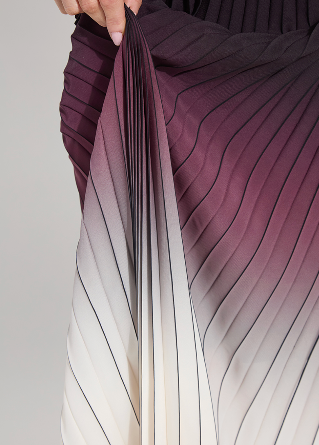 Lorena Pleated Chiffon Midi Dress