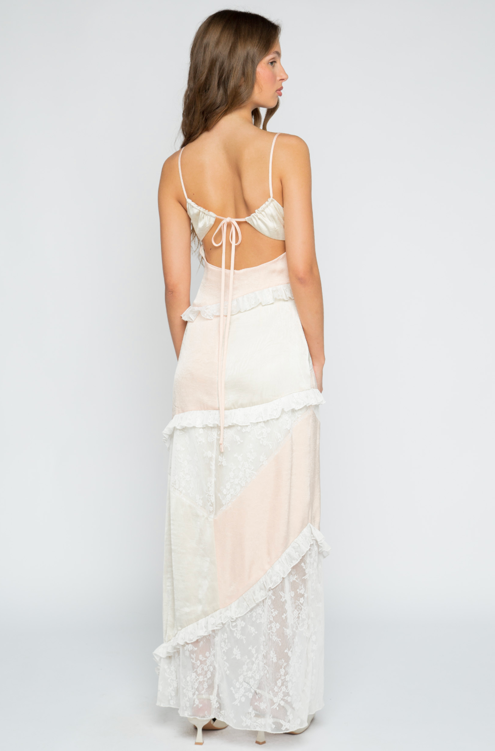 Patchwork Cami Maxi Dress