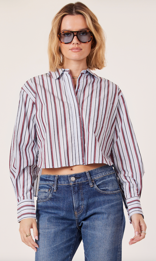 June Crop Button Up