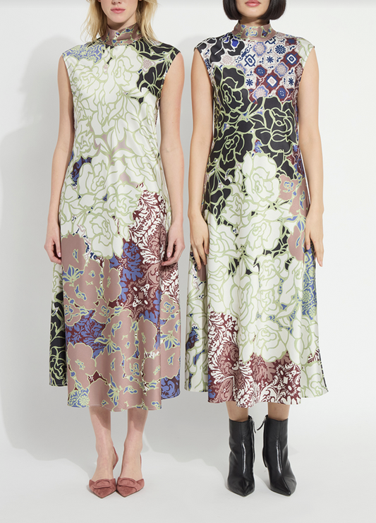 Flora Mock Neck Dress