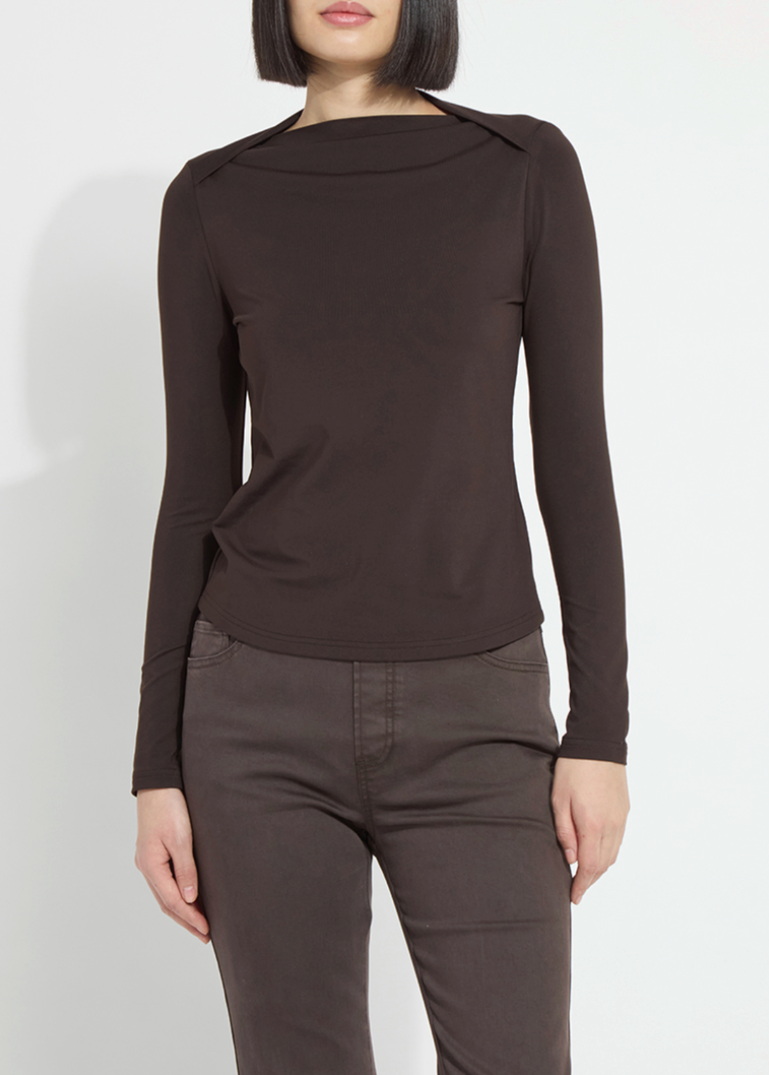 Electra Crossed Boat-neck Top