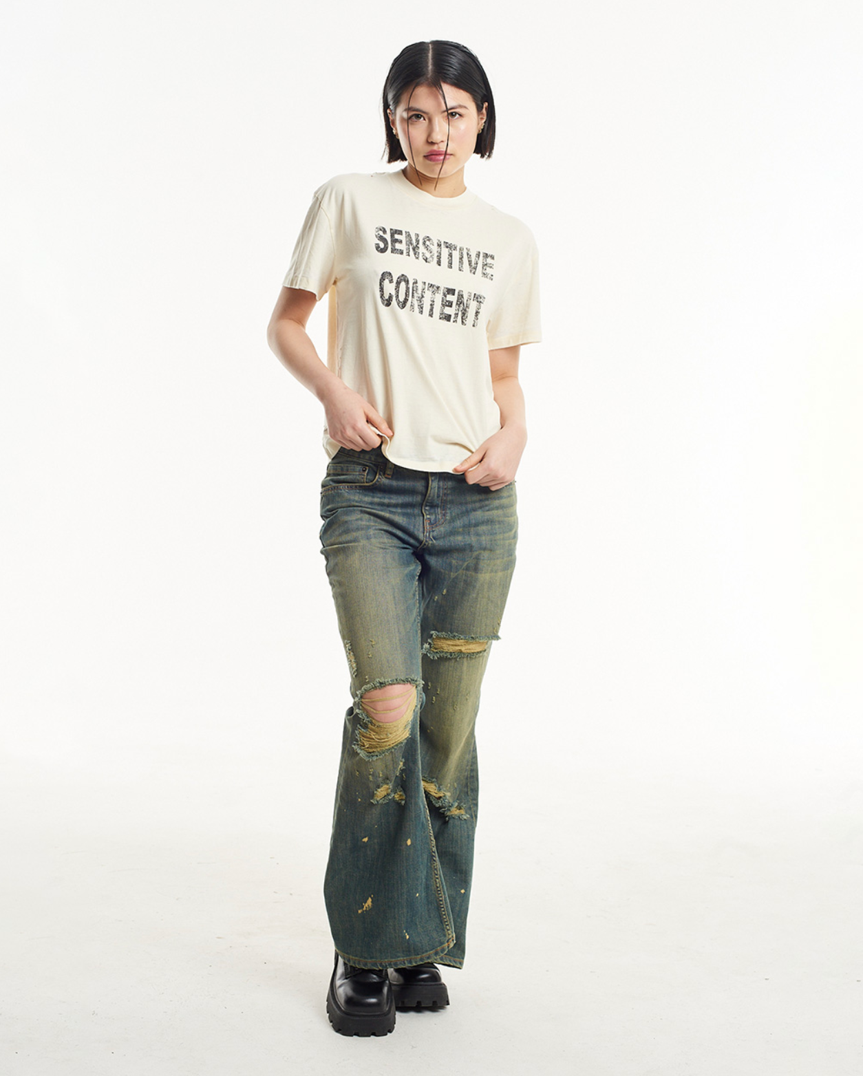 Sensitive Material Tee
