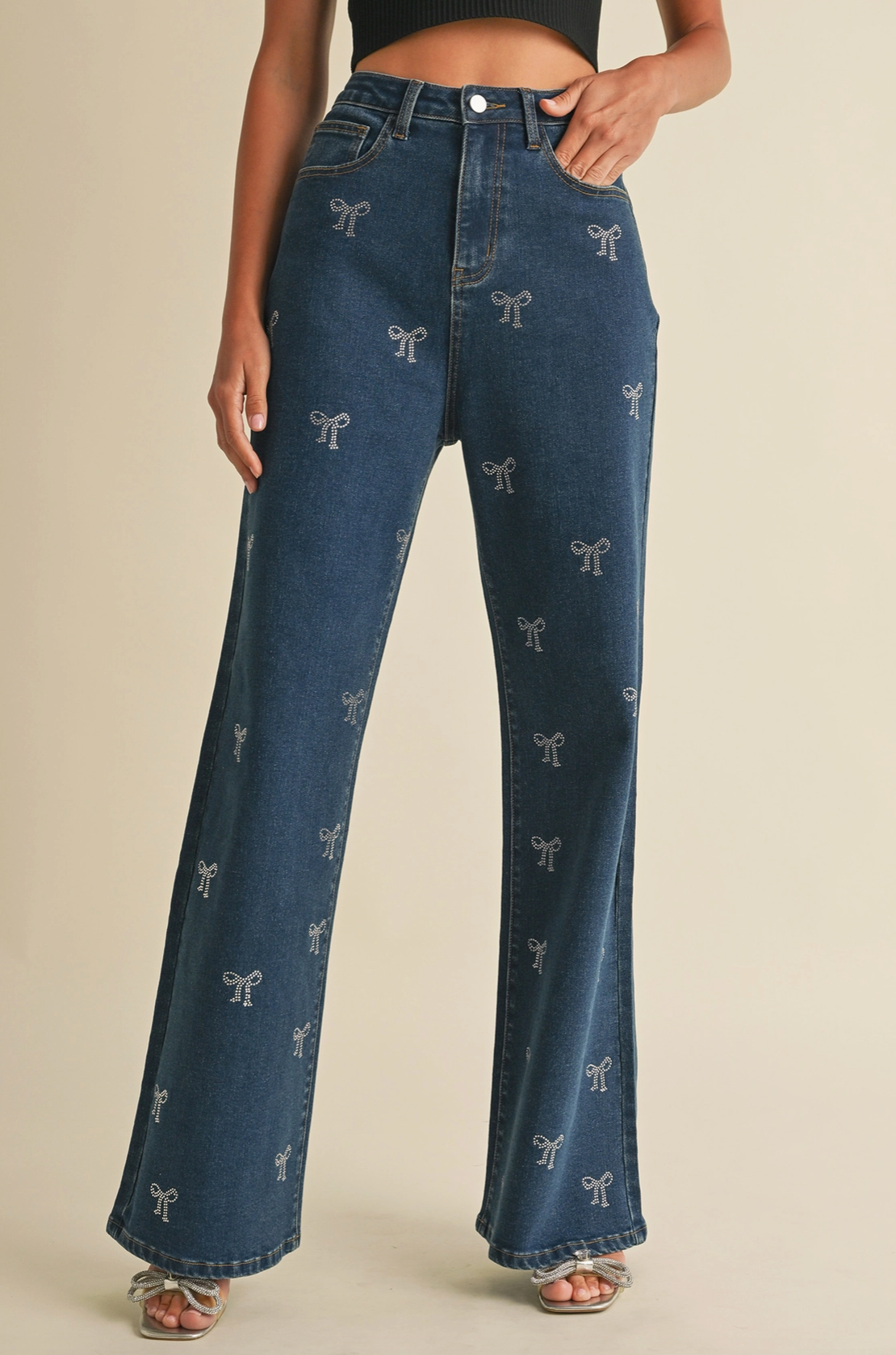 Chic Bow Denim
