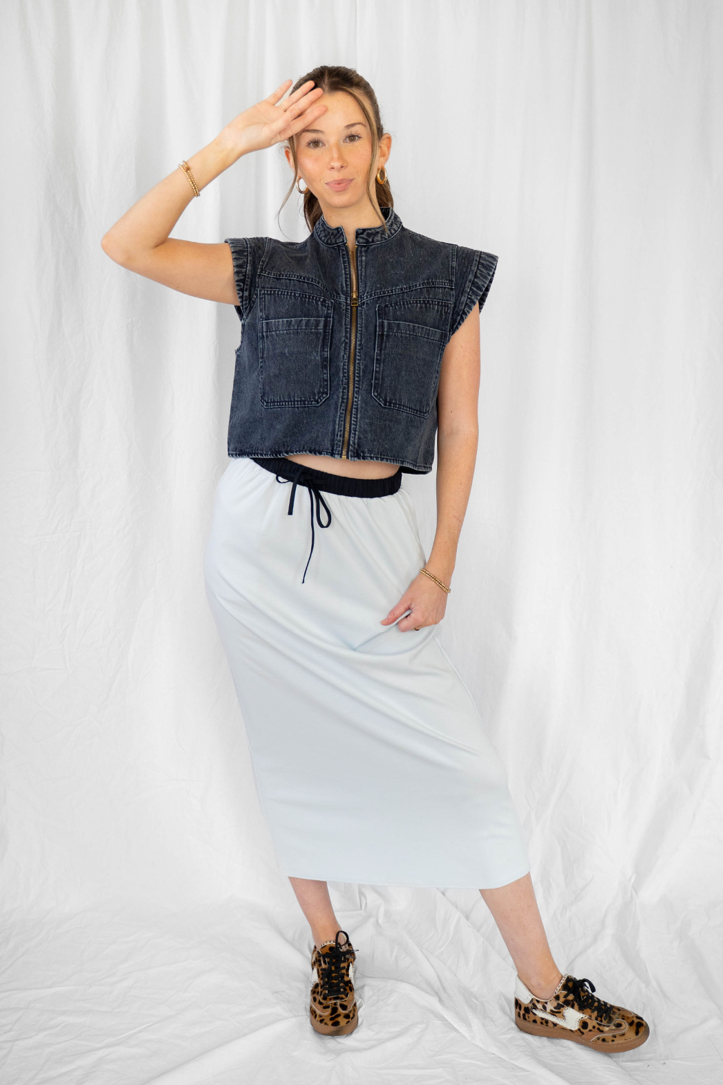 Showed Up Midi Skirt