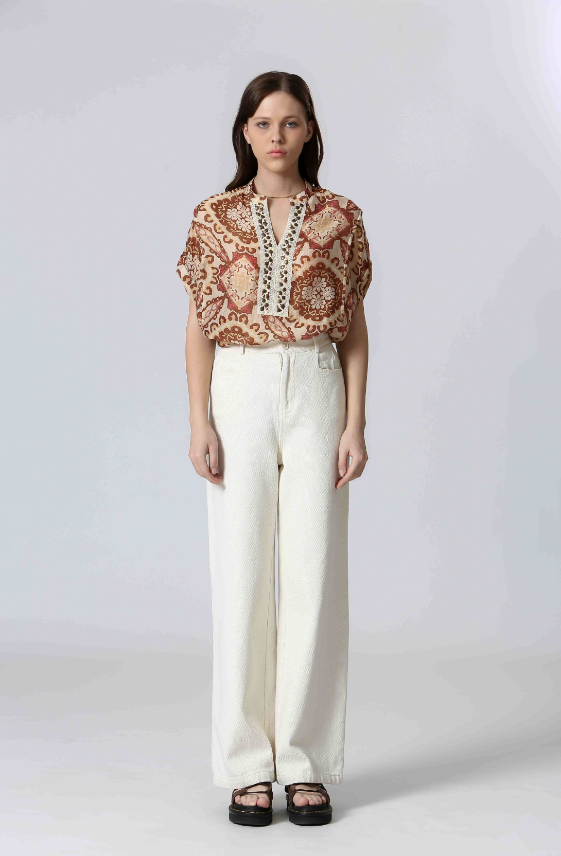 Bessi Bibbed Blouse