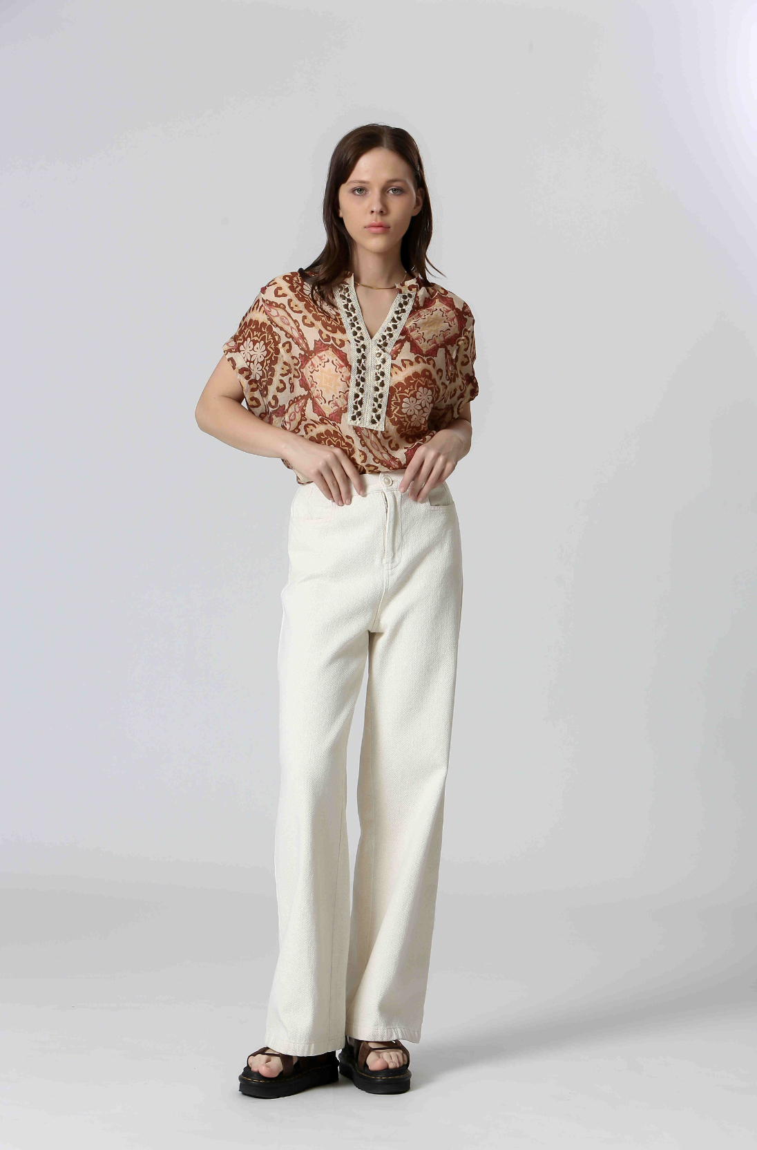 Bessi Bibbed Blouse