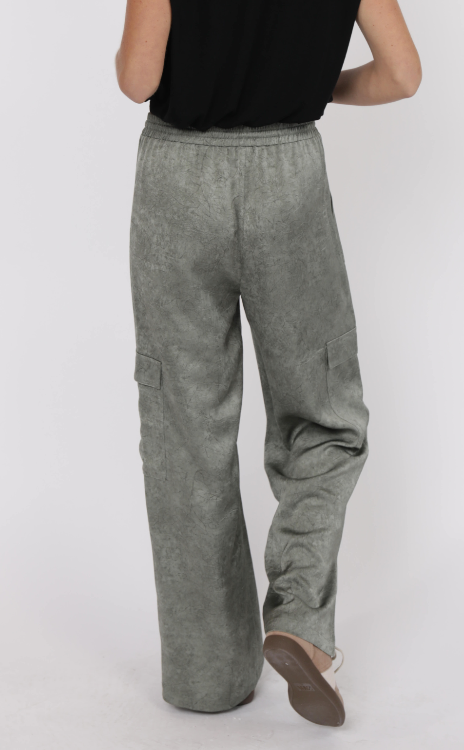 Forever Yours Satin Cargo Pants