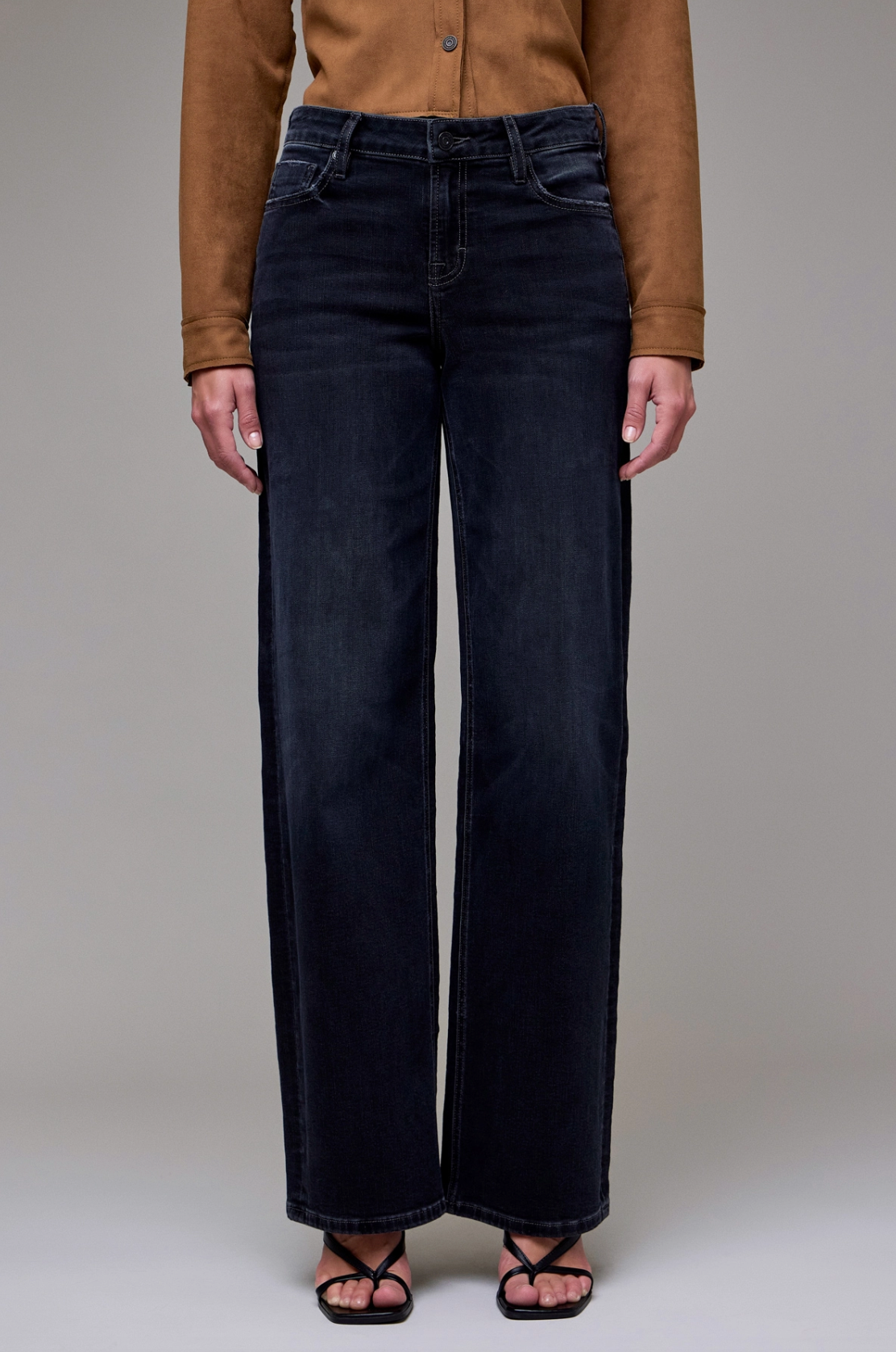Logan Charcoal Dad Jean