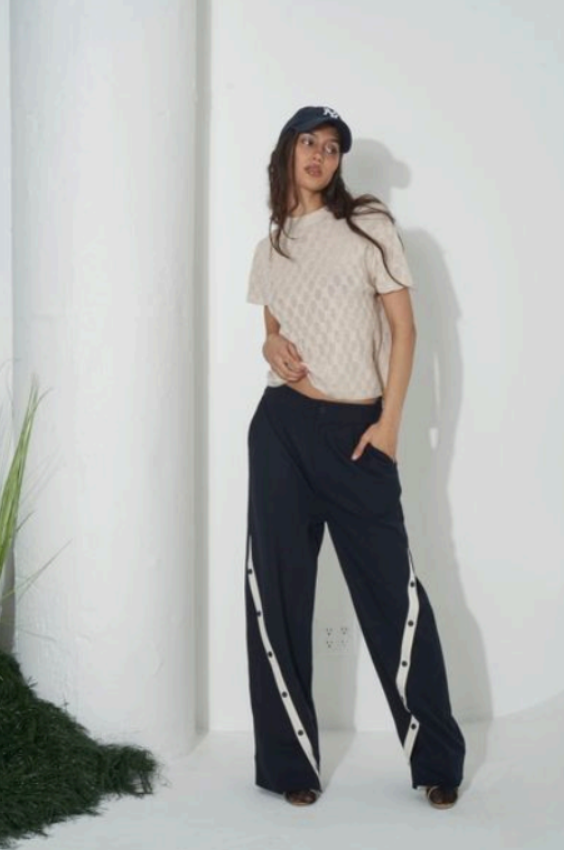 Aces Button Track Pant