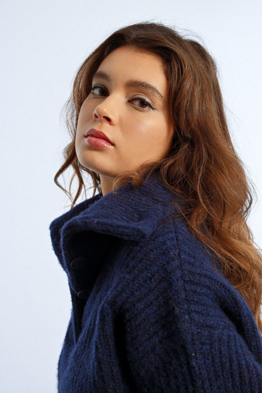 Bennet Button Knit