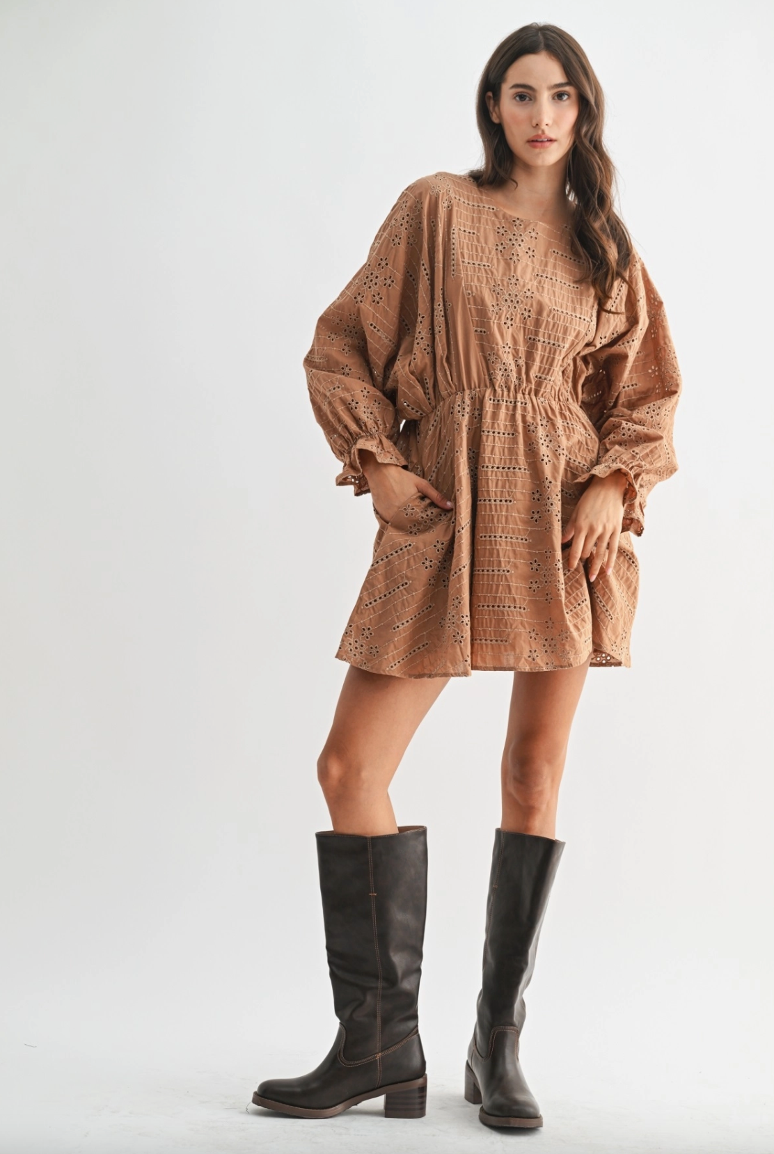 Eloise Long Sleeve Mini Dress