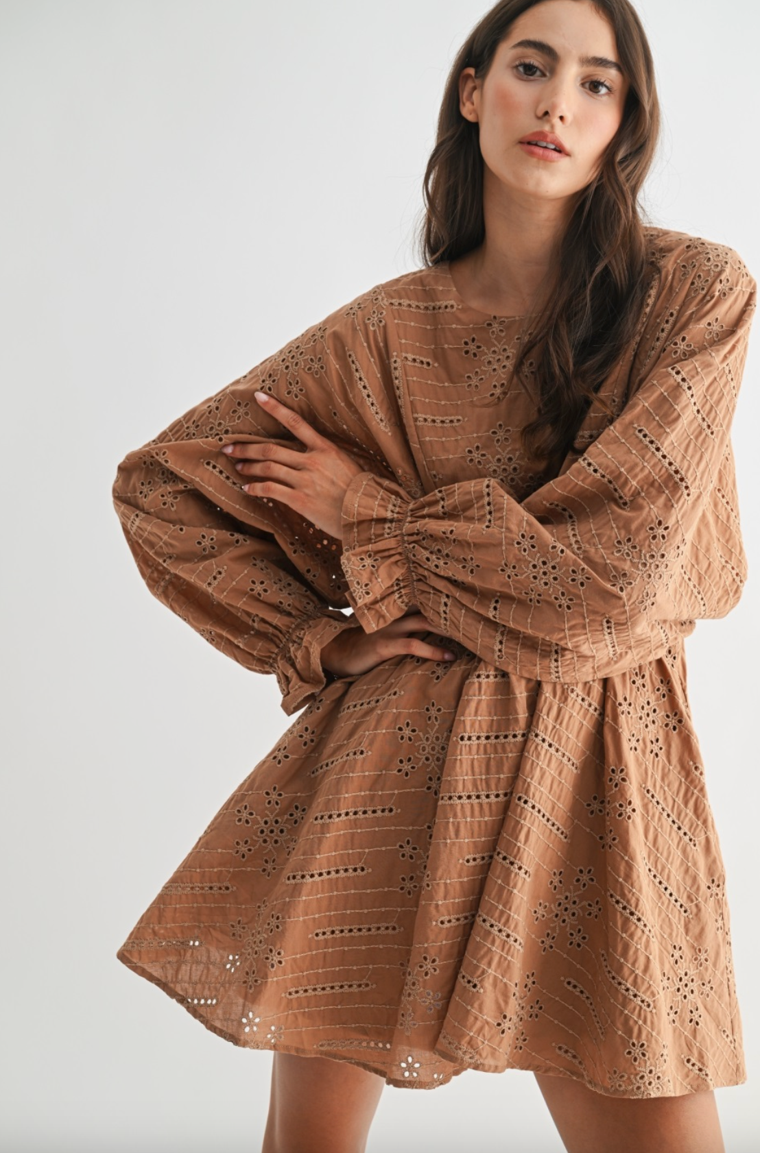 Eloise Long Sleeve Mini Dress