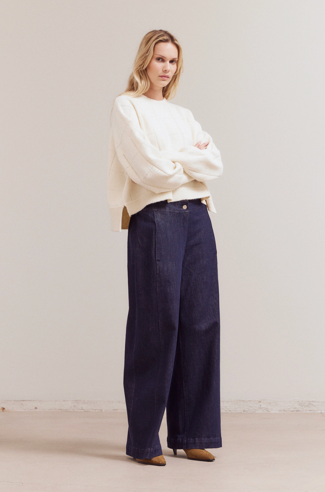 Texture Grid Knit