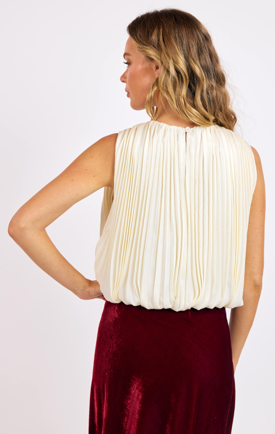 Amour Bubble Hem Top