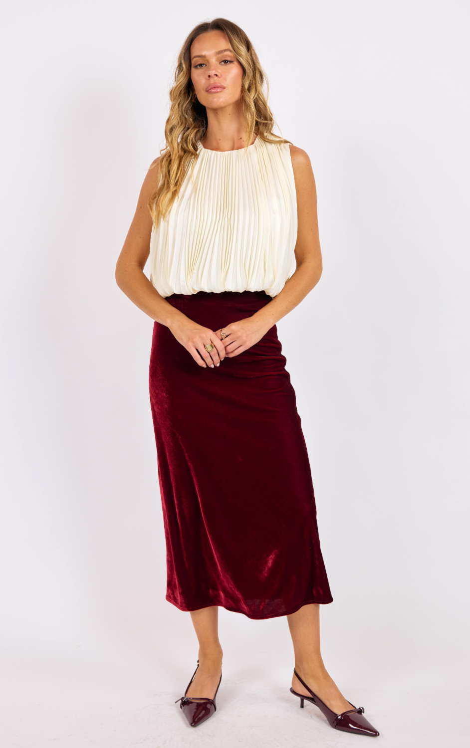 Amour Bubble Hem Top