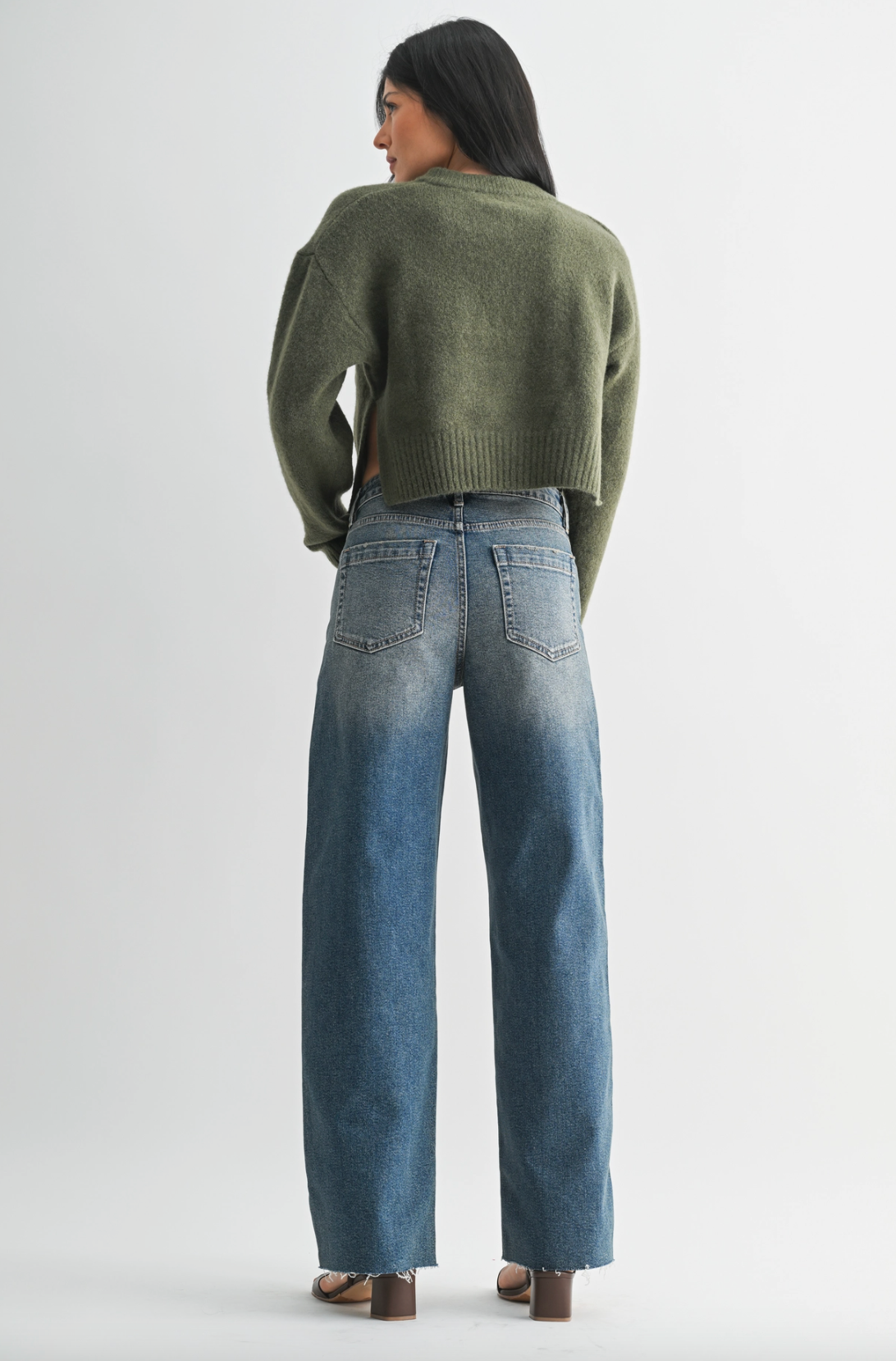 Vintage Scissor Cut Wide Leg