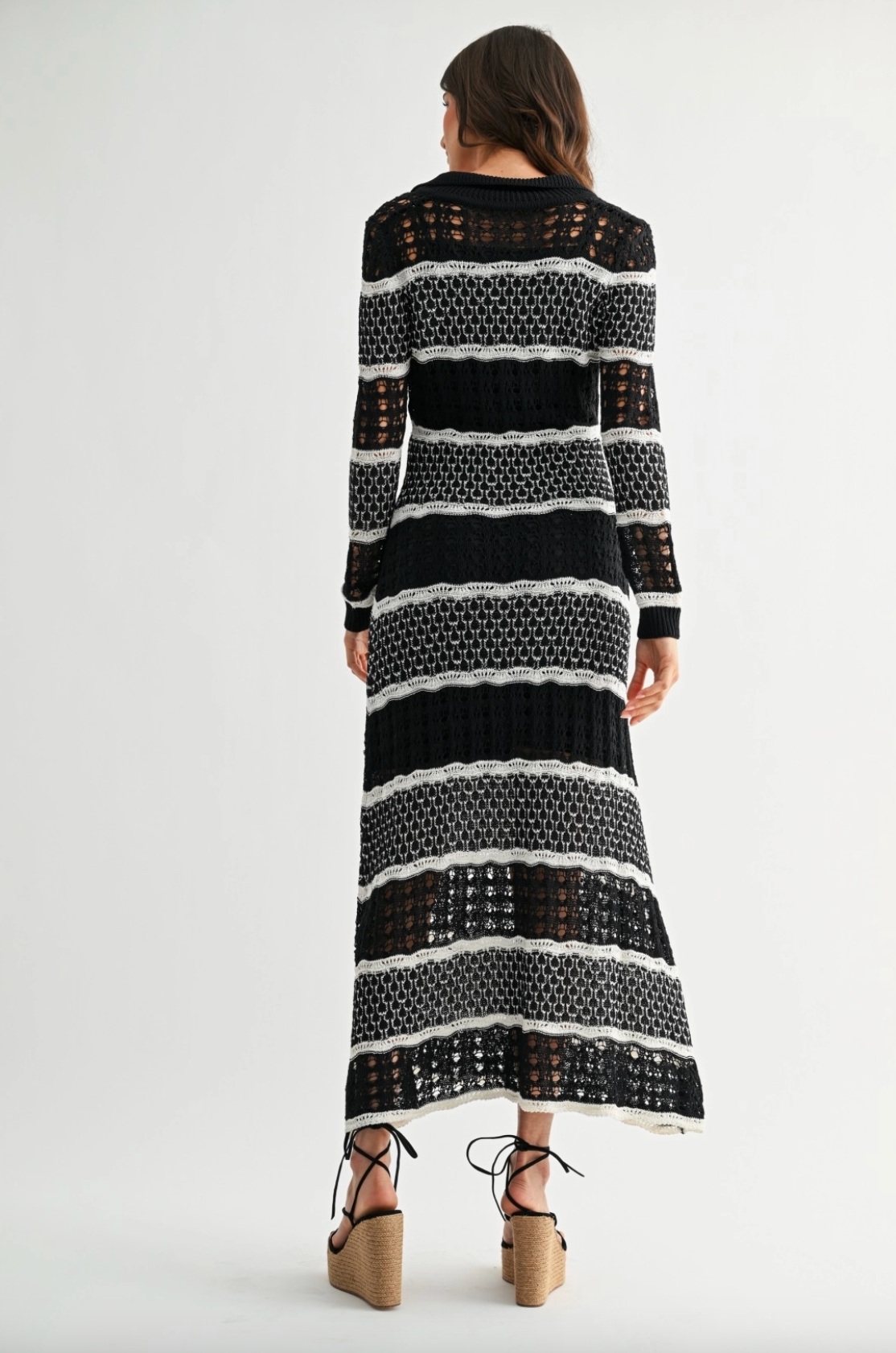 Kira Crochet Knit Maxi