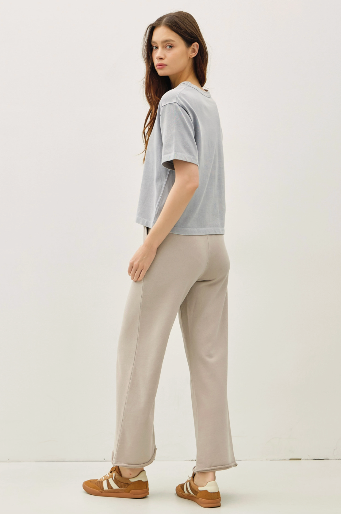 Garment Dyed Crewneck Top