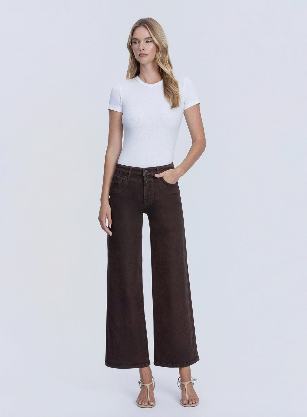Chicory Coffee Coated Jeans