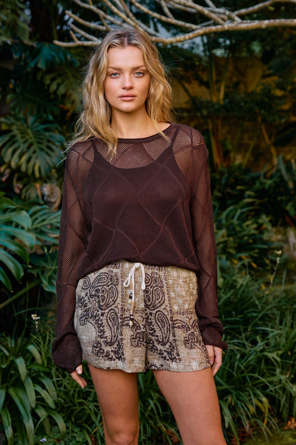 Scarf Print Shorts
