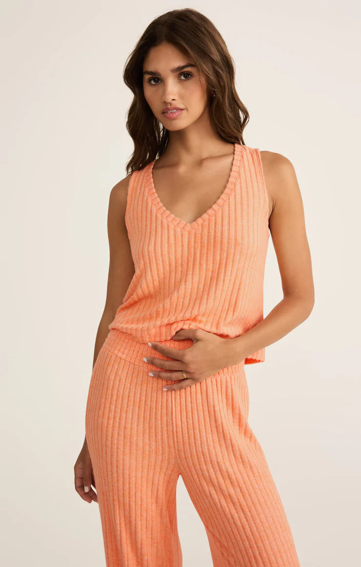 Sloane V-Neck Rib PJ Tank
