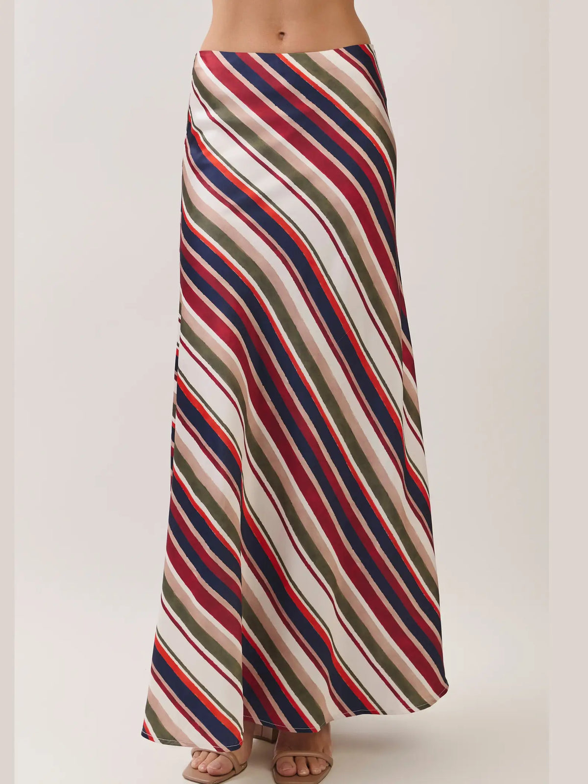 Paradise Stripe Maxi Skirt