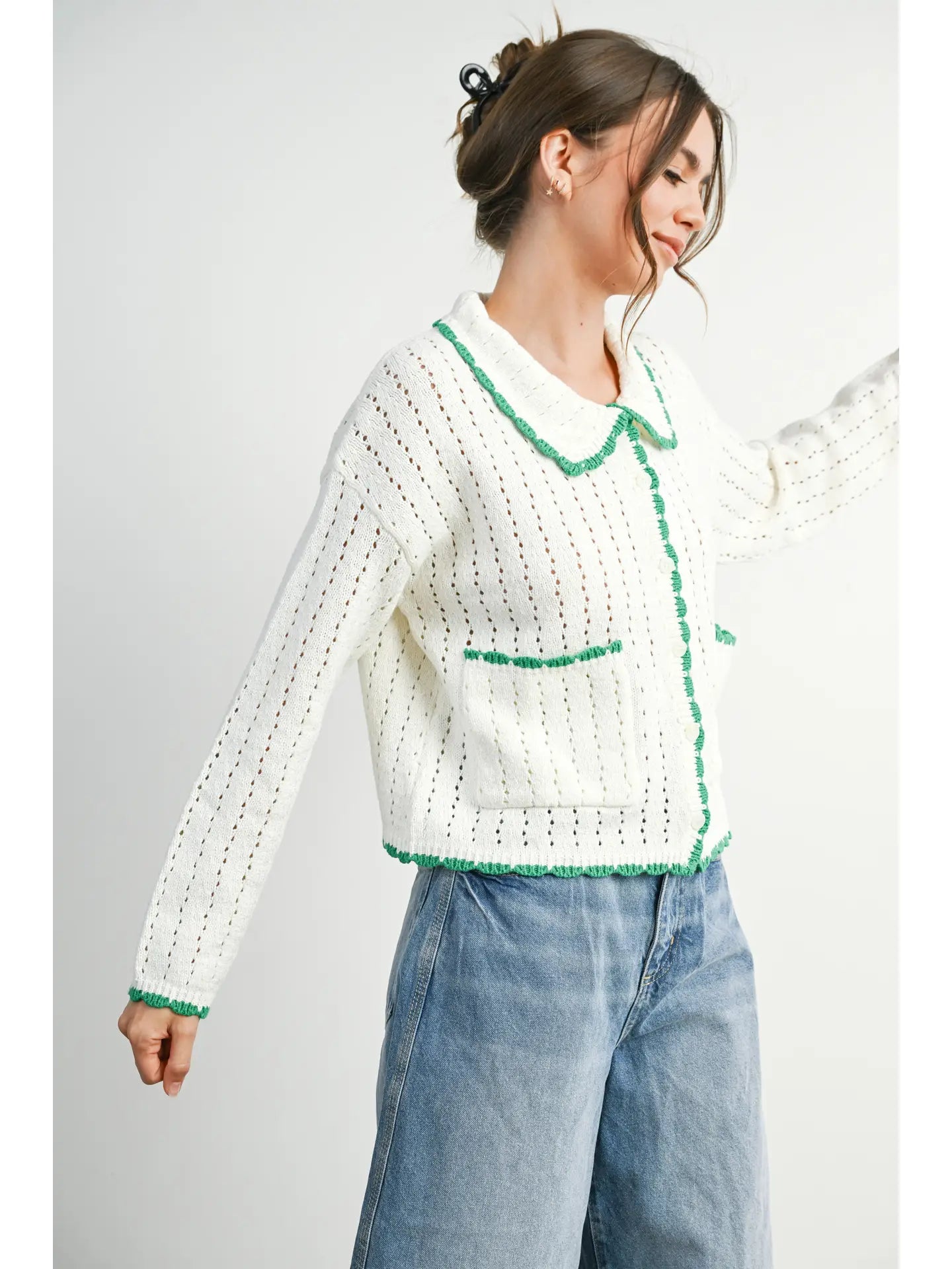 Charmer Collar Cardi