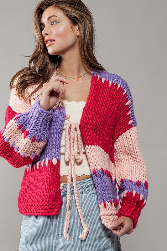 Outward Colorblock Cardi